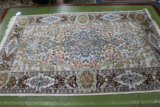 A silk rug 120 x 75cm